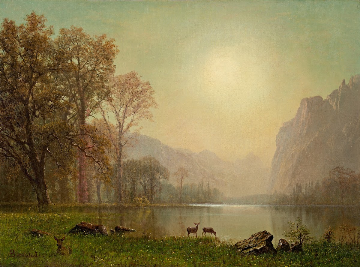 Dawn in the Rockies circa 1869