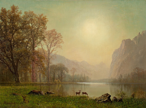 Dawn in the Rockies circa 1869