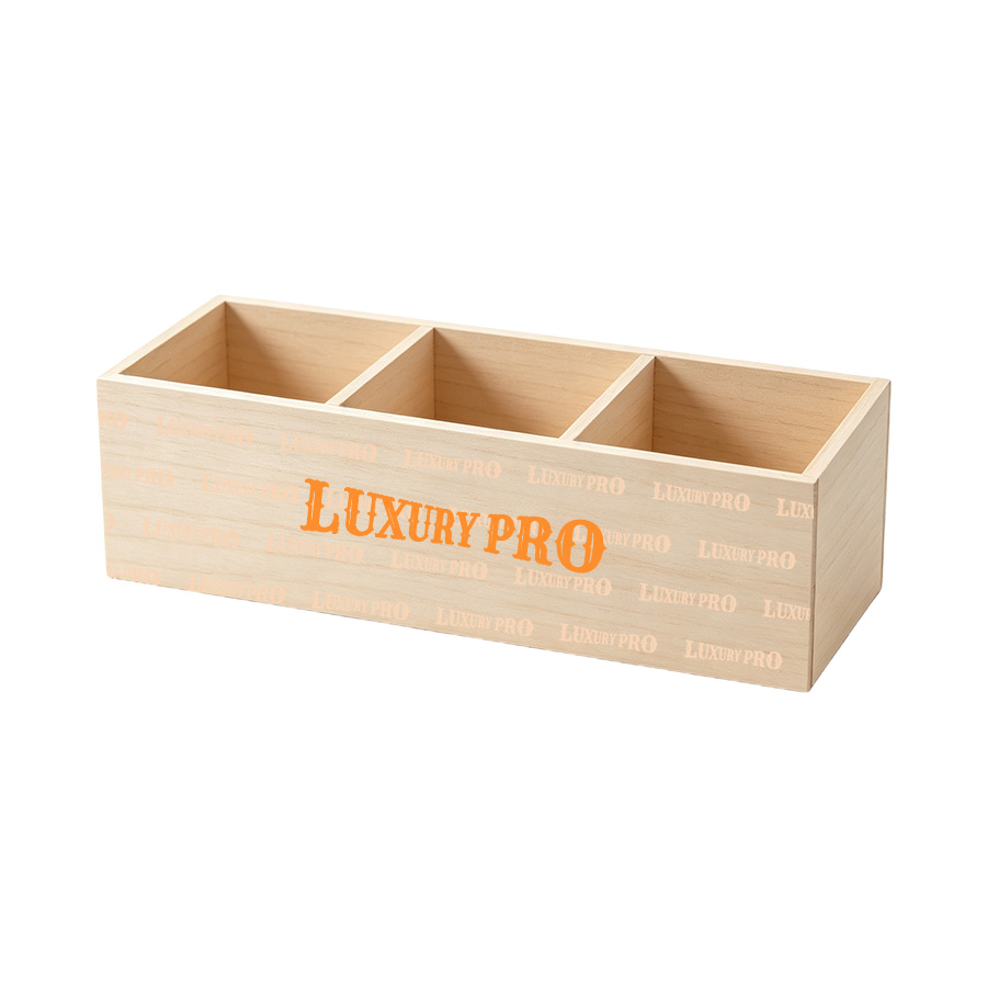 QL wooden pencil case