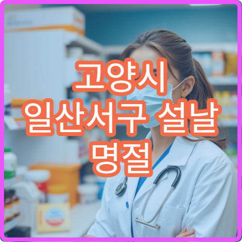 고양시 일산서구 설날 명절 피부과 진료 병원 안내