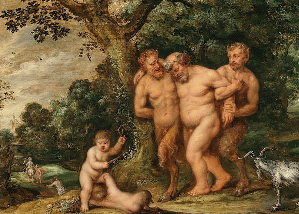 The drunken Silenus