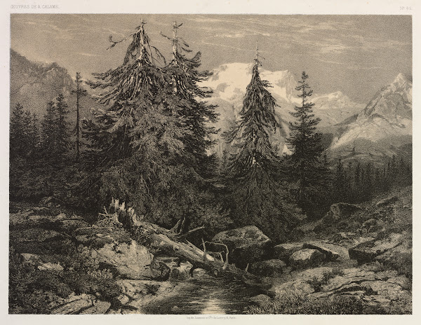 Alpine Stream mid 1800s