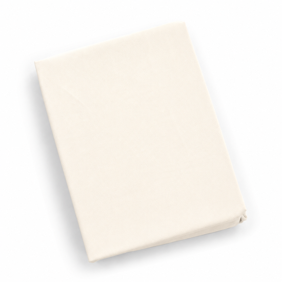 Fitted sheet for children's mattress Twins 120x60 calico ecru