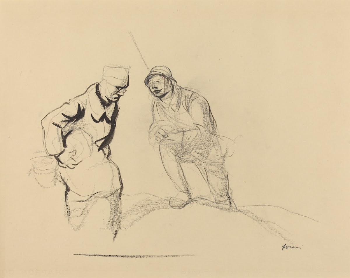 Two Soldiers c 1914 1919