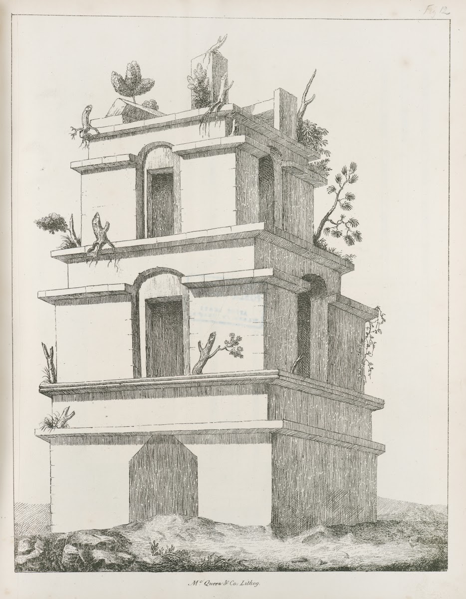 Stone tower with three floors 1822