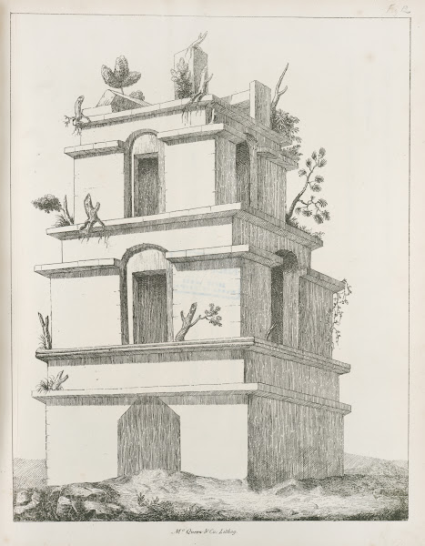 Stone tower with three floors 1822