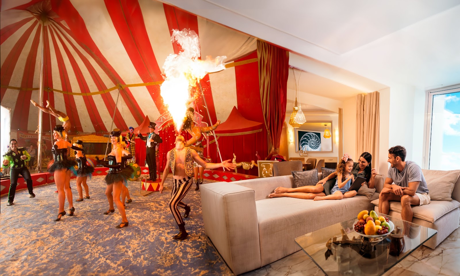 Real Photo, Generated Circus