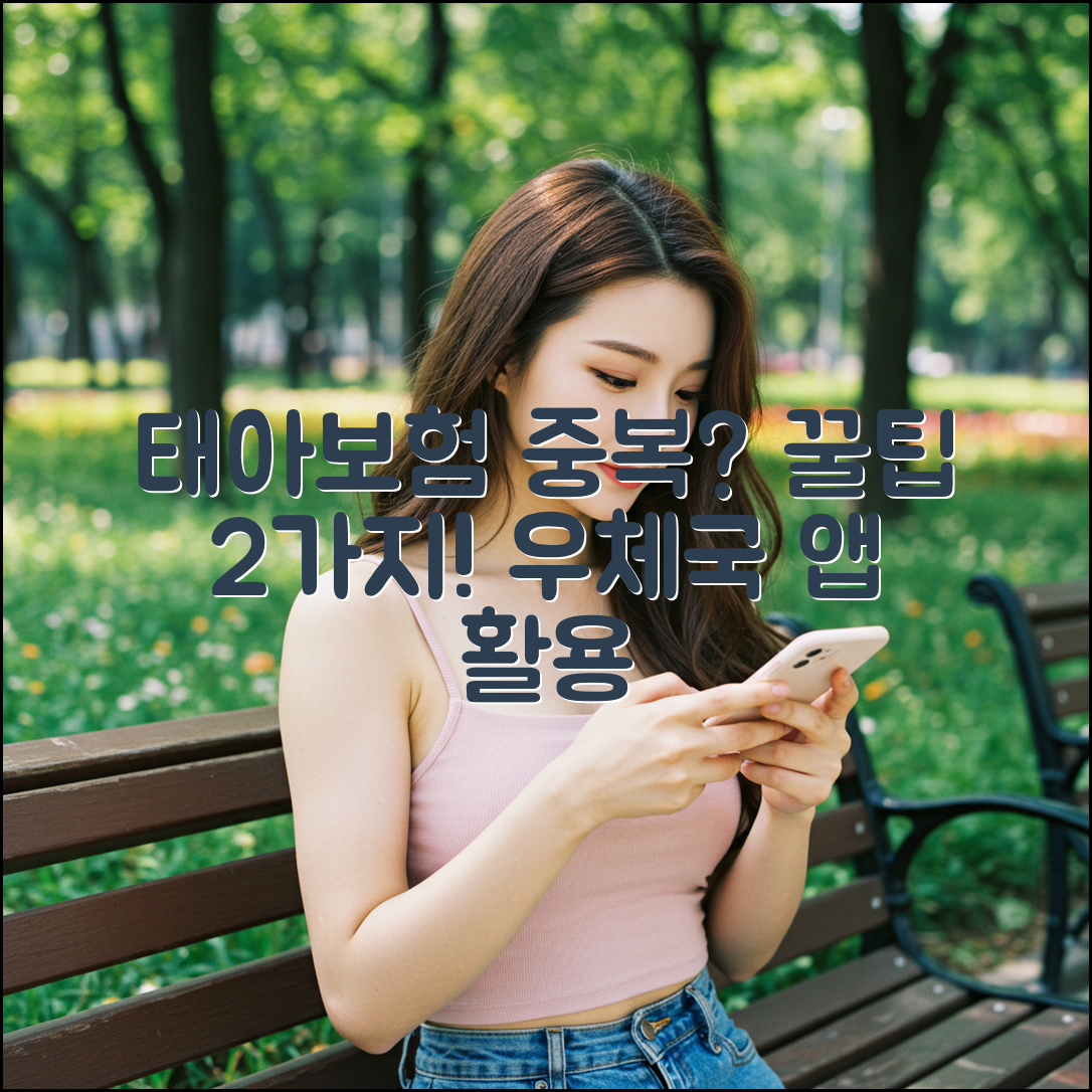 태아보험 중복 가입? 2가지 꿀팁 + 우체국 앱 활용법