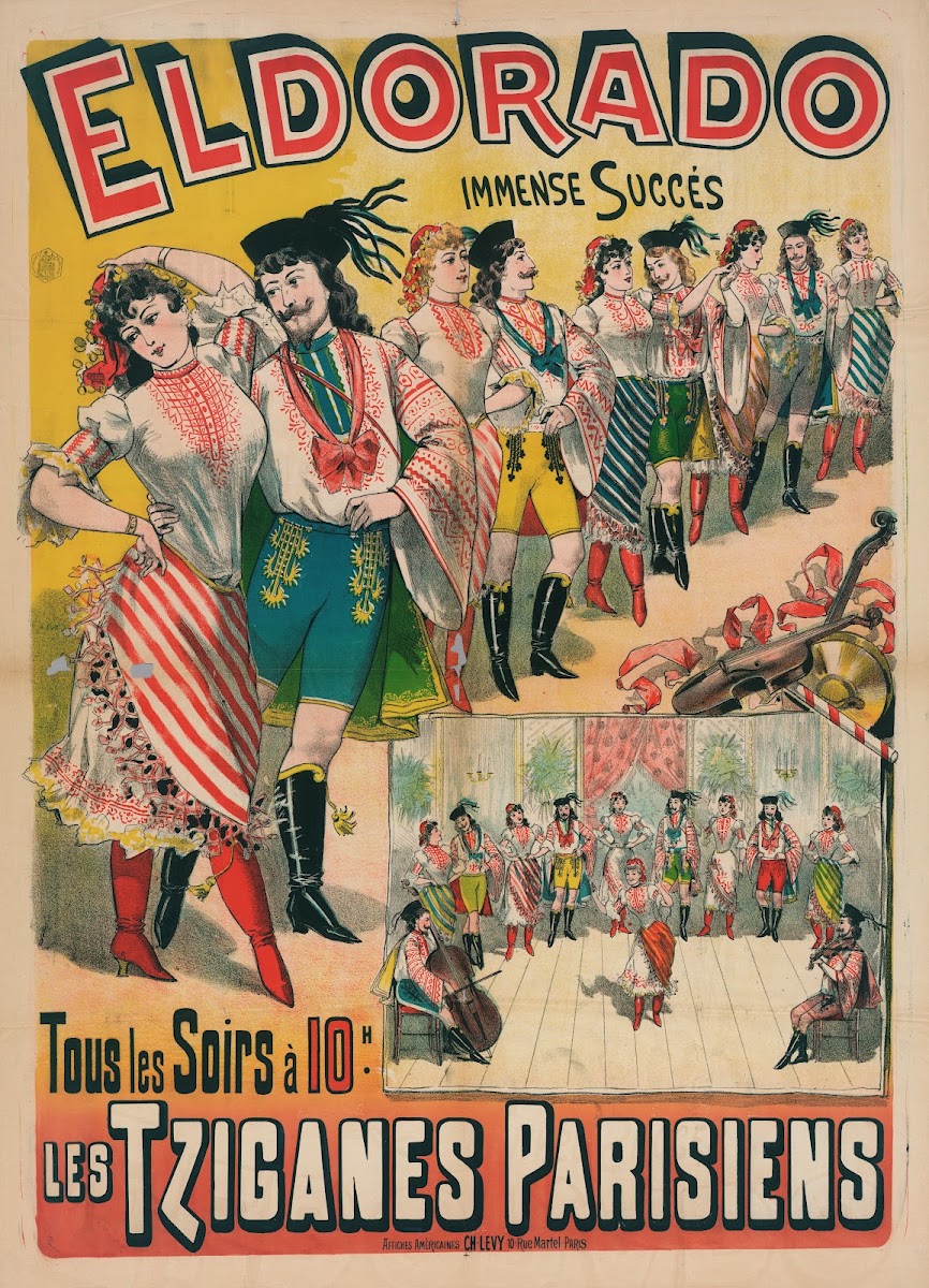 Eldorado Immense Succes Tous Les Soirs À 10 H Les Tziganes Parisiens 1888