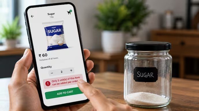Sugar Prices Surge, Retailers Cap Purchases Amid Festive Demand