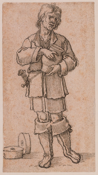 A Young Peasant Holding a Jar 1520