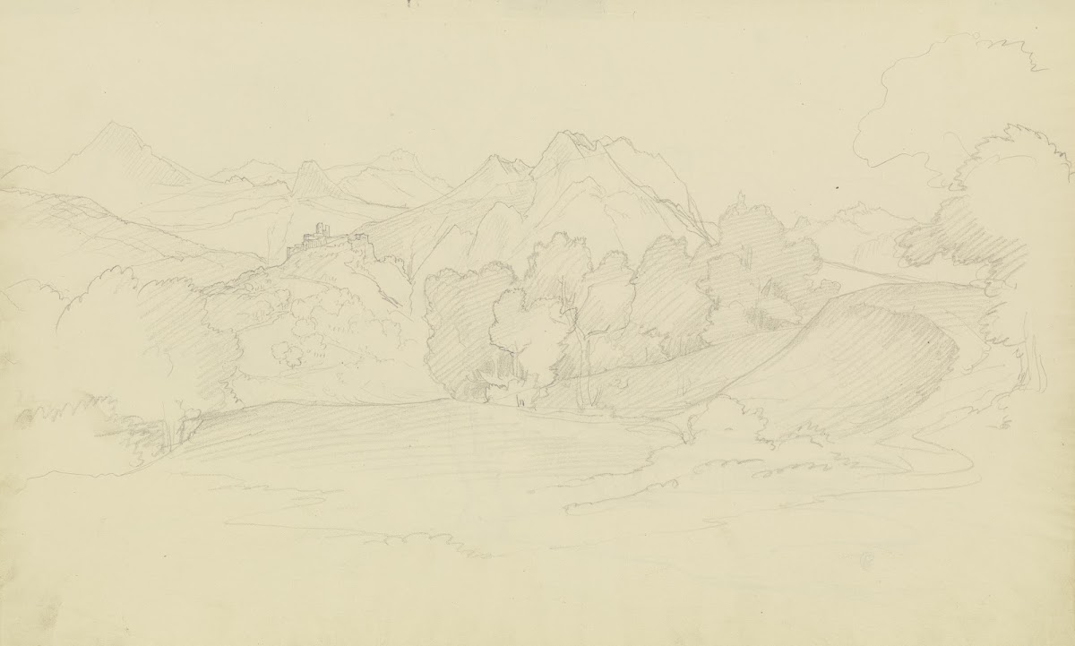 Mountain landscape near Olevano 1830  1831