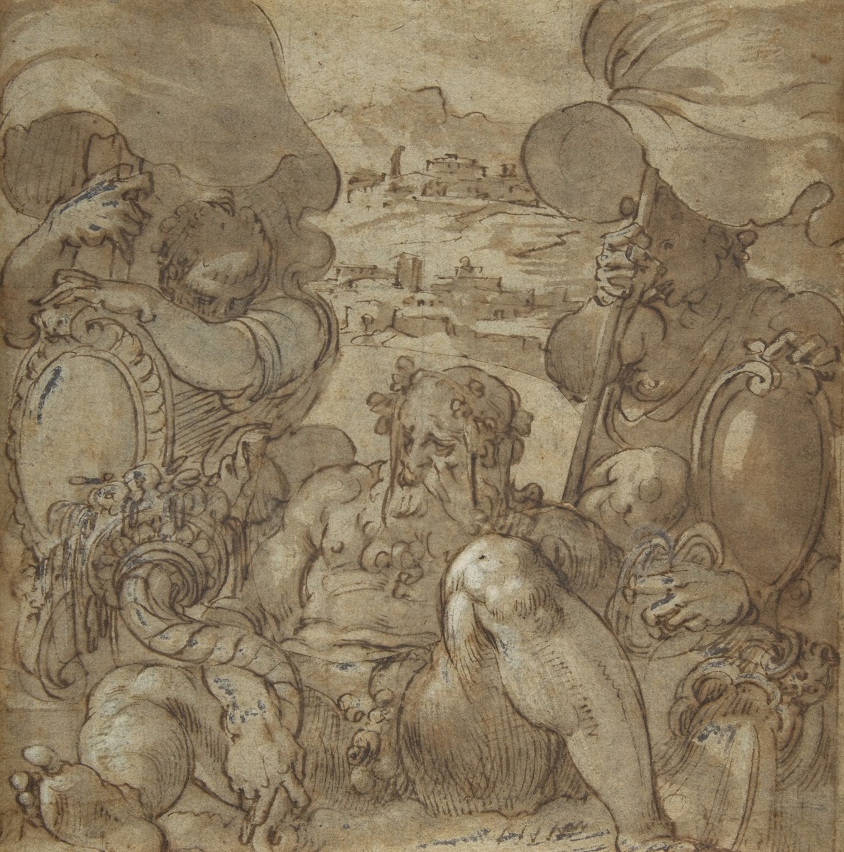 Study for the Allegory of San Gimignano and Colle Val dElsa 1563