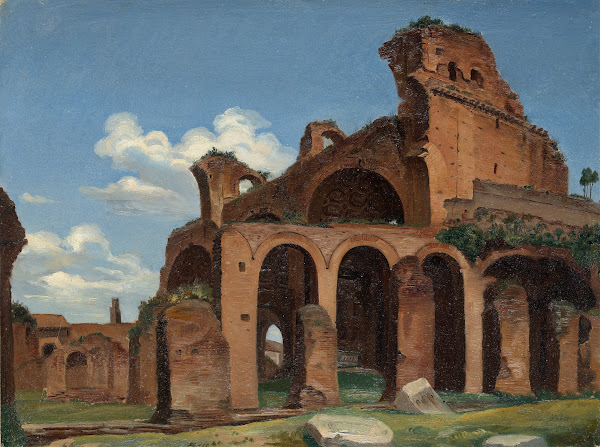 The Basilica Of Constantine Rome 1830