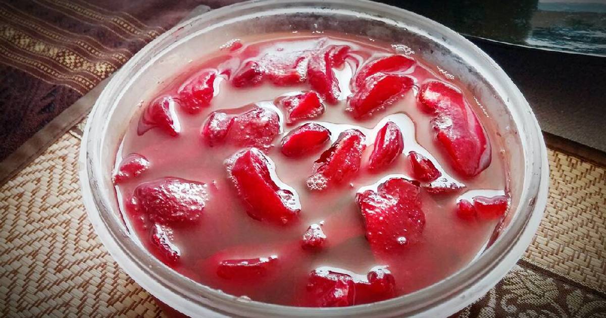 Mận ngâm giải nhiệt mùa hè