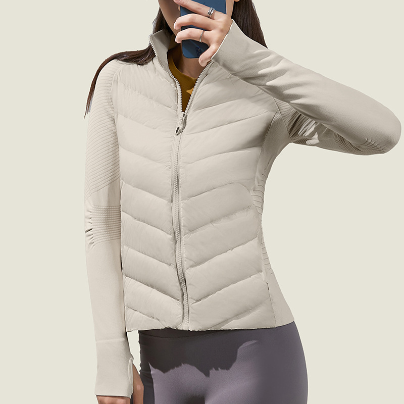 Women's Down Jacket, White Goose Down, Slim Fit