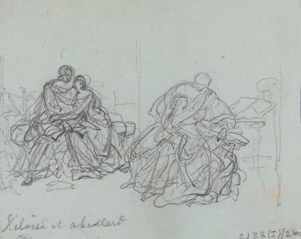 Two Studies for Héloïse and Abélard