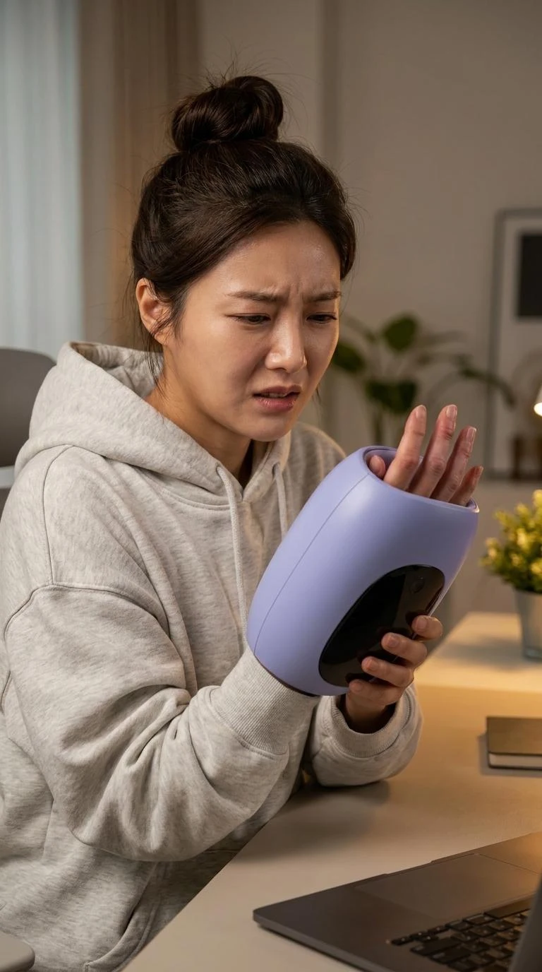 실제 사용 후기 씬 1