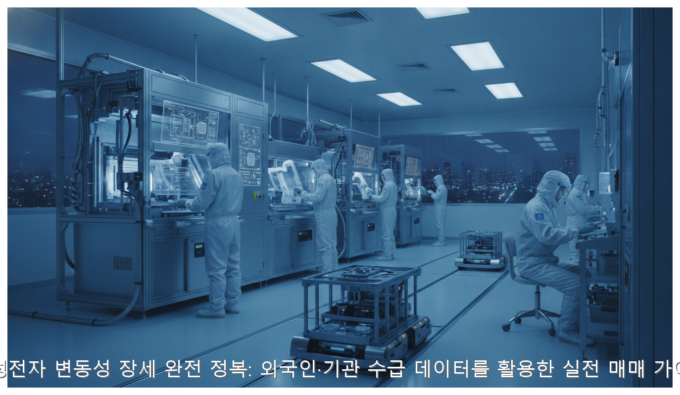 삼성전자 변동성 장세 완전 정복: 외국인·기관 수급 데이터를 활용한 실전 매매 가이드 핵심 안내 및 분석 인포그래픽 (8)
