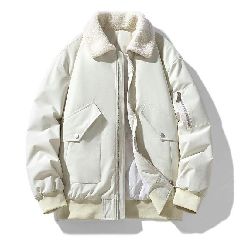 Men's winter jacket, insulated, large sizes