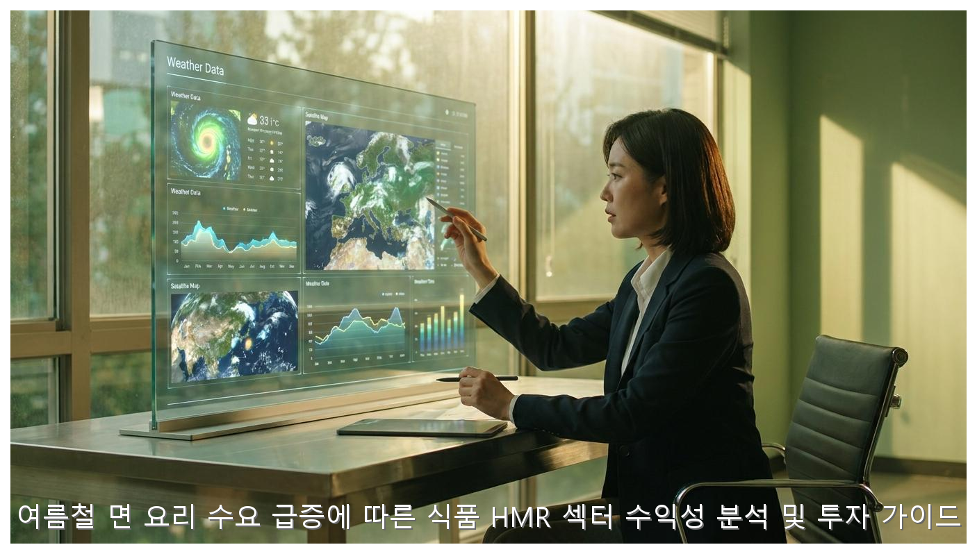 여름철 면 요리 수요 급증에 따른 식품 HMR 섹터 수익성 분석 및 투자 가이드 핵심 안내 및 분석 인포그래픽 (2)