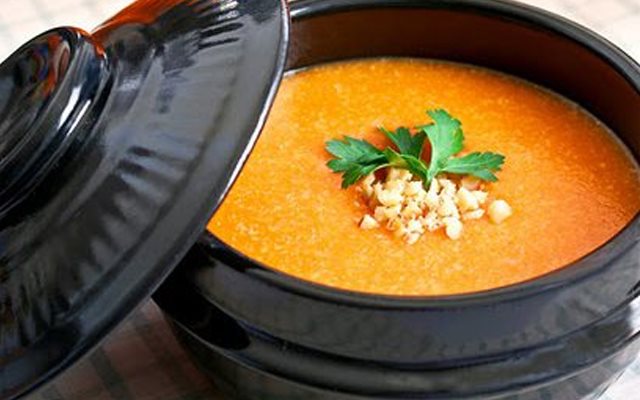 Cháo Cua Nấu Bí Đỏ
