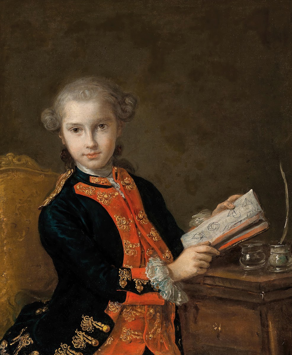 Portrait of a young boy possibly Carlo Vanvitelli 17391821