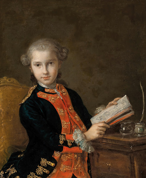 Portrait of a young boy possibly Carlo Vanvitelli 17391821
