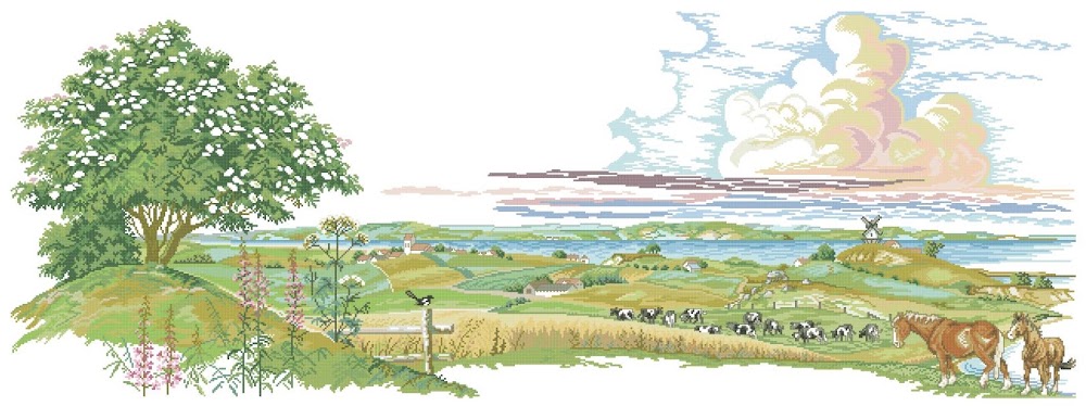 CMP 12544 Long Horse Scene