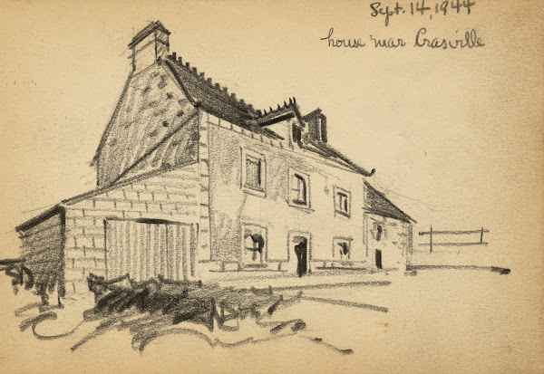 House near Crasville 1944