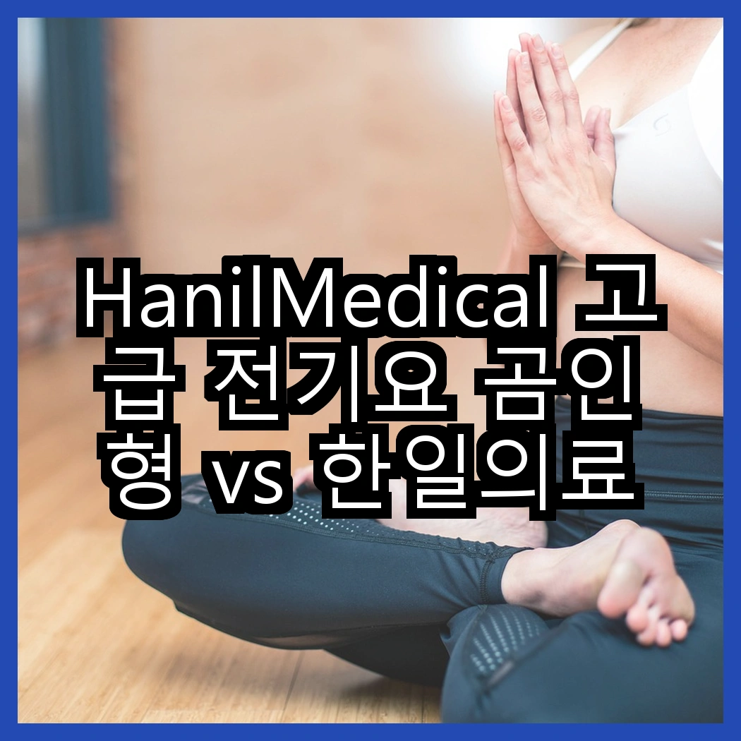 HanilMedical 고급 전기요 곰인형 vs 한일의료기 탄소열선 고급전기요 비숑 HL-202SS, 어떤 선택이 더 따뜻할까? 썸네일