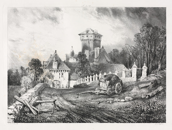 Château de Pesteil à Polminhac 1832