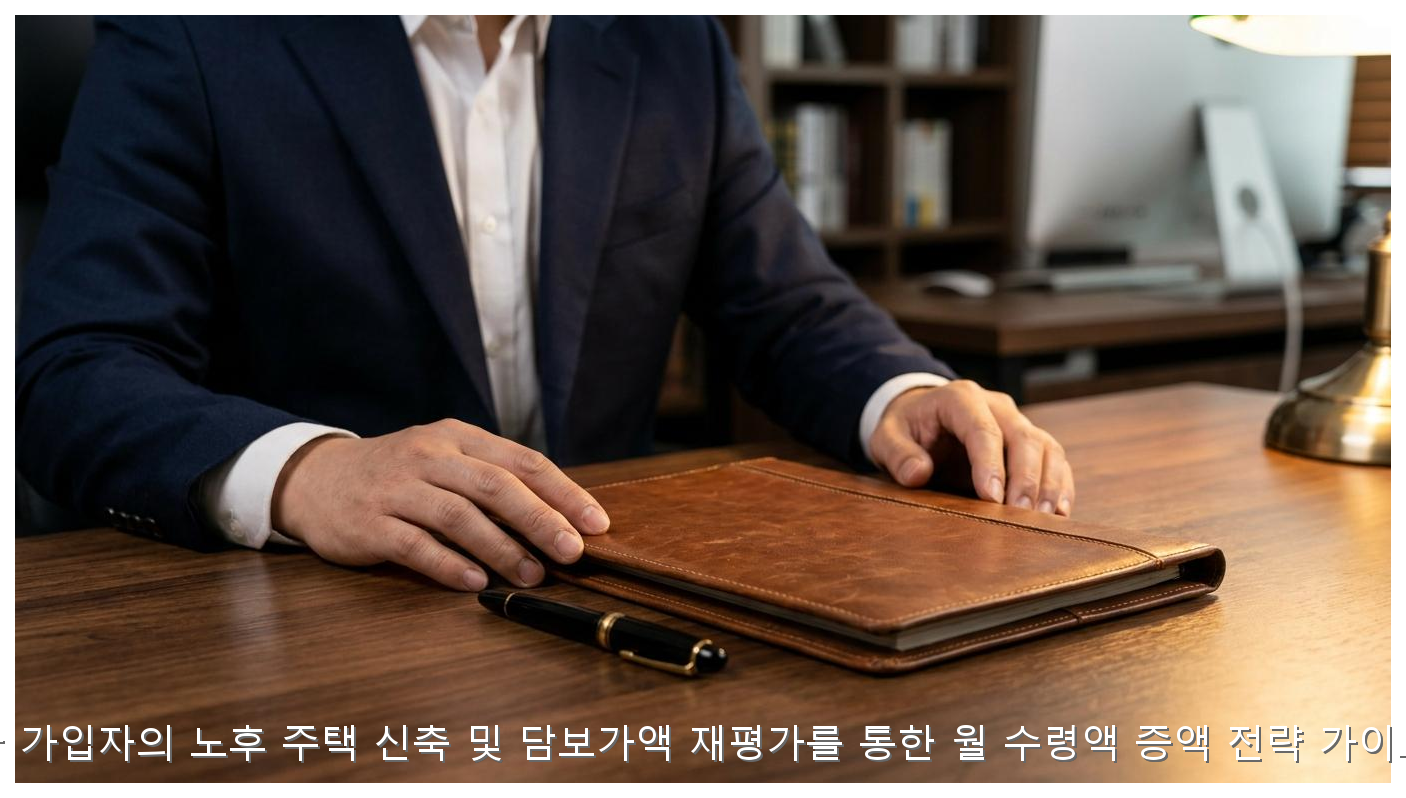 주택연금 가입자의 노후 주택 신축 및 담보가액 재평가를 통한 월 수령액 증액 전략 가이드 (2026) 핵심 안내 및 분석 인포그래픽 (6)
