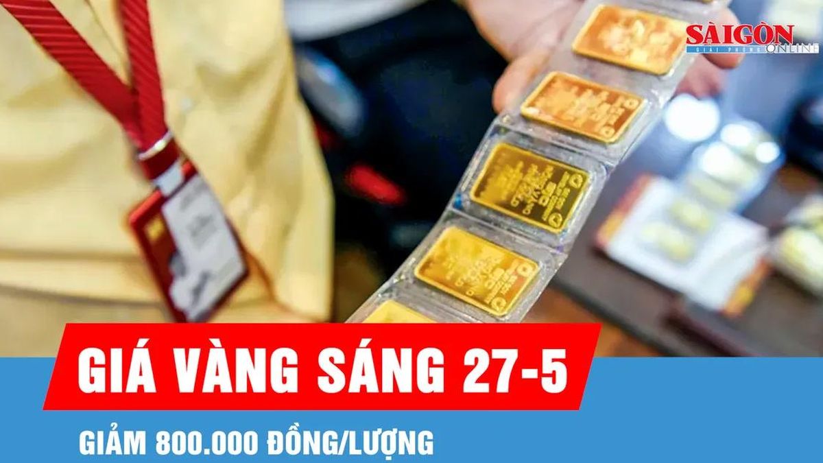 Sáng 27-5, giá vàng tiếp tục giảm - Báo Sài Gòn Giải Phóng