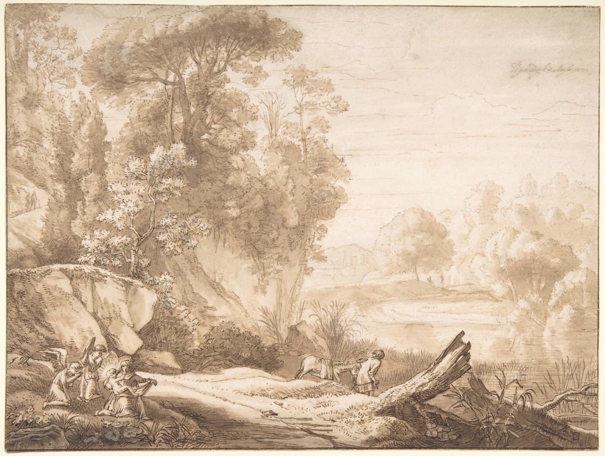 The Rest on the Flight into Egypt mid 17th century