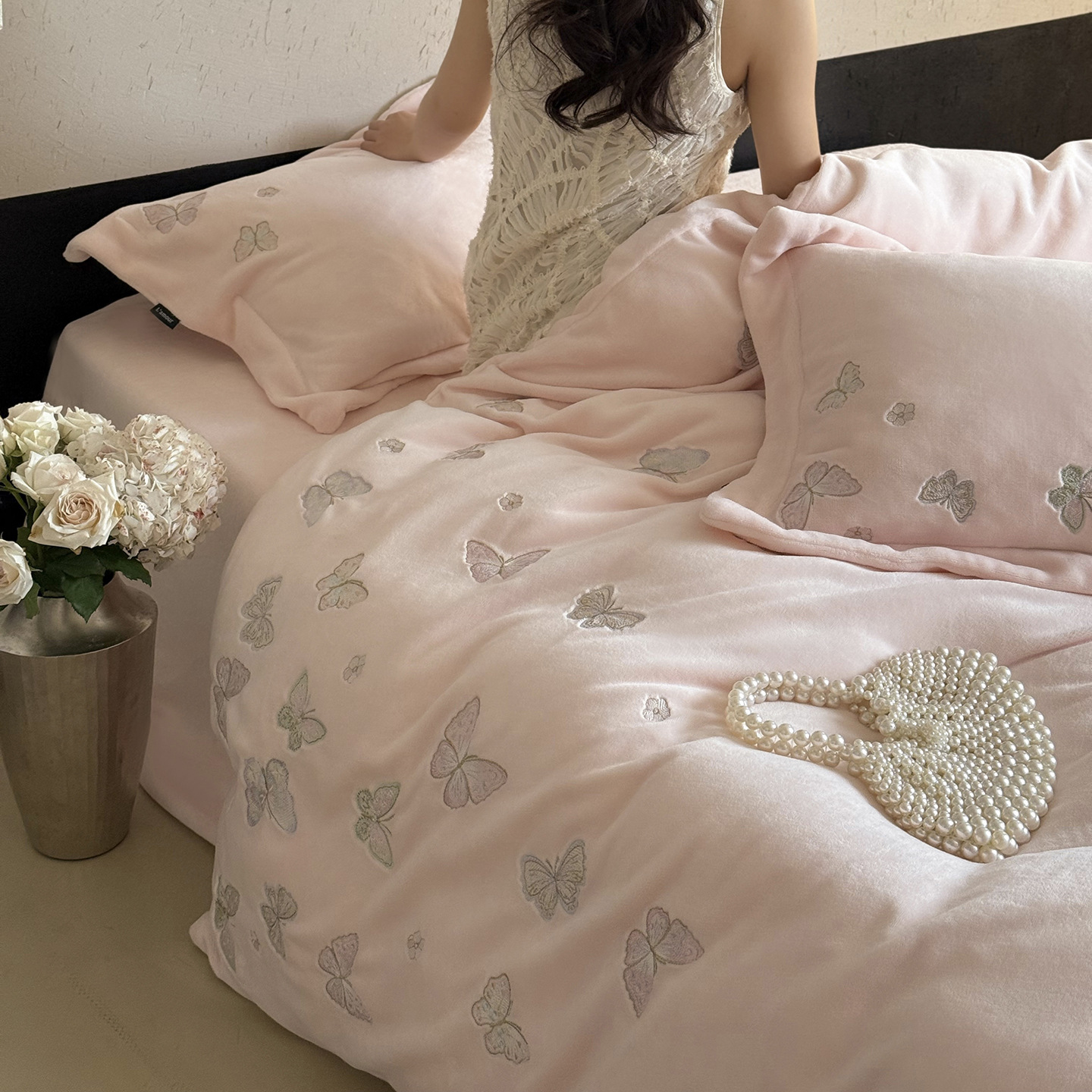 Thermal Bedding Set, 4-piece, Milk Fiber, Cartoon Design