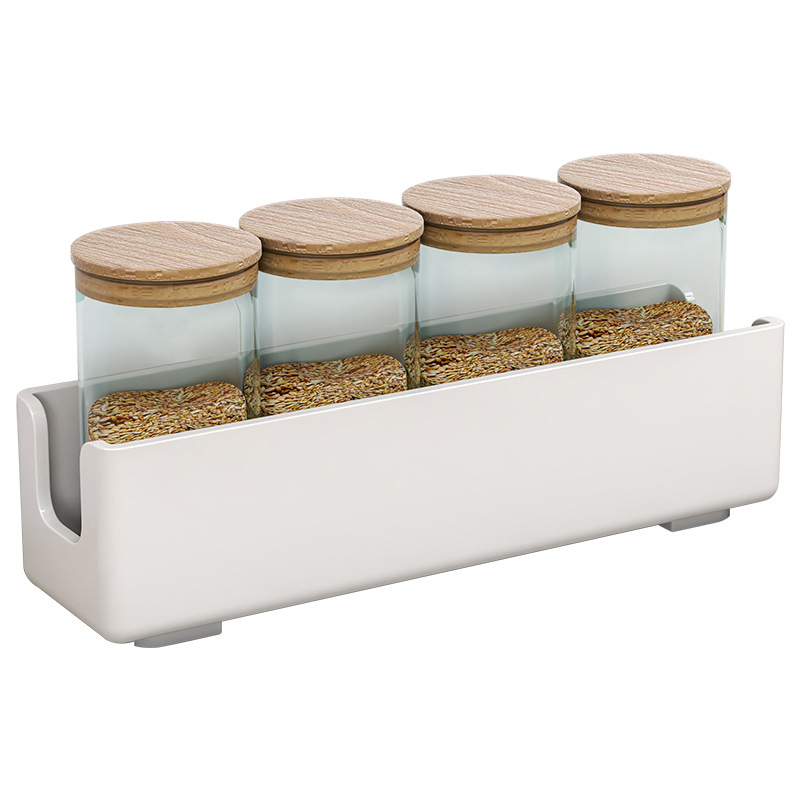 Plastic storage box for kitchen and closet