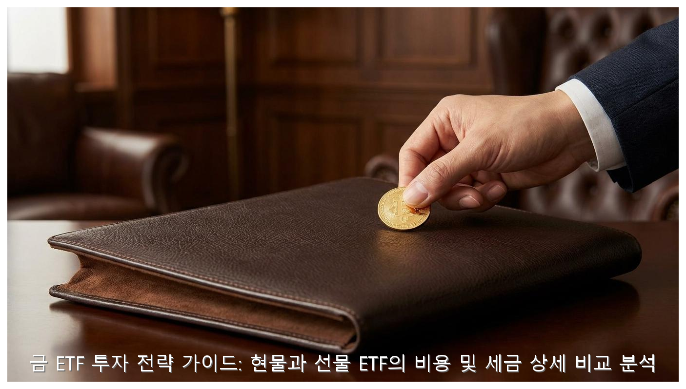 금 ETF 투자 전략 가이드: 현물과 선물 ETF의 비용 및 세금 상세 비교 분석 핵심 안내 및 분석 인포그래픽 (3)