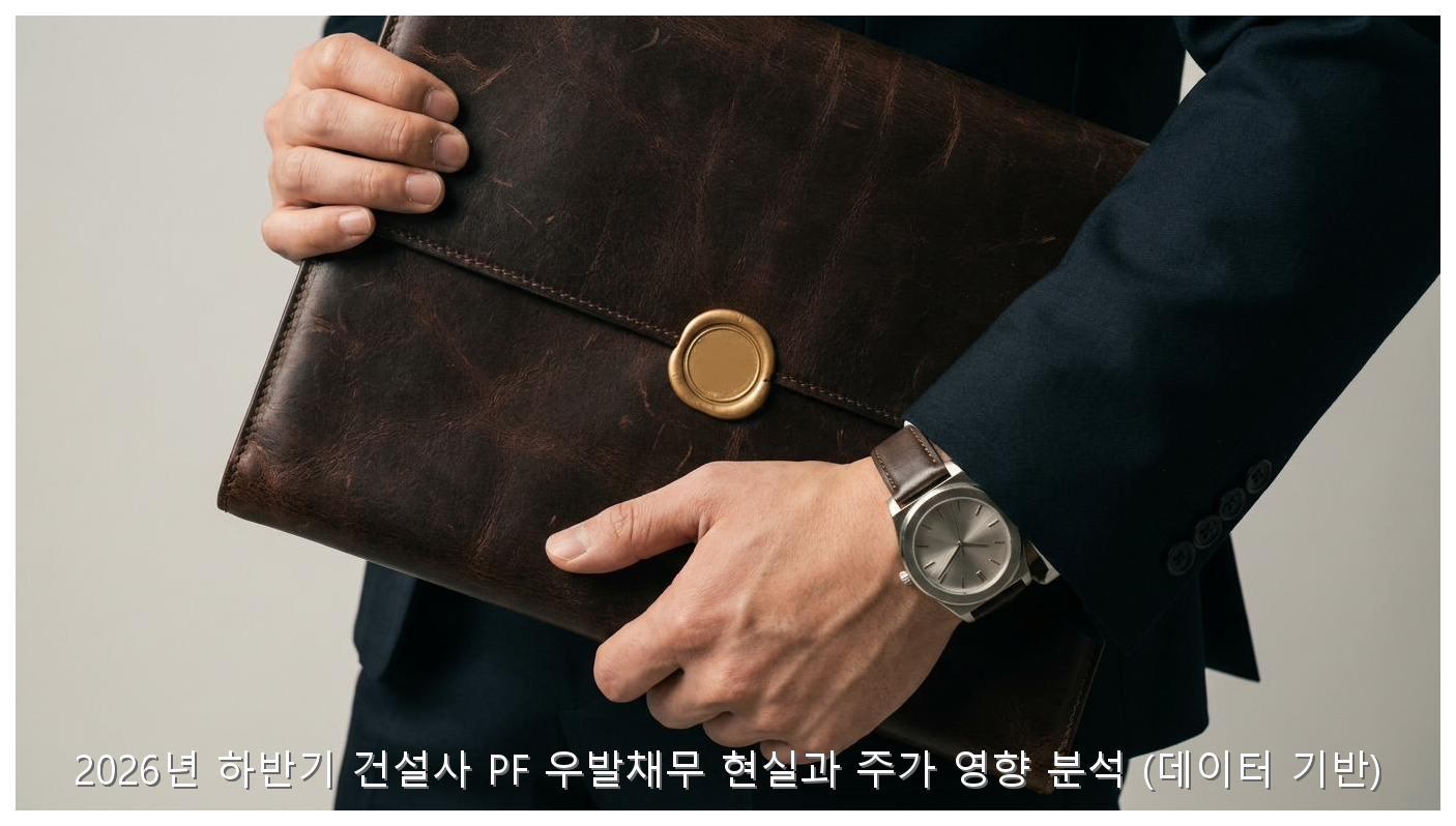 2026년 하반기 건설사 PF 우발채무 현실과 주가 영향 분석 (데이터 기반) 핵심 안내 및 분석 인포그래픽 (2)