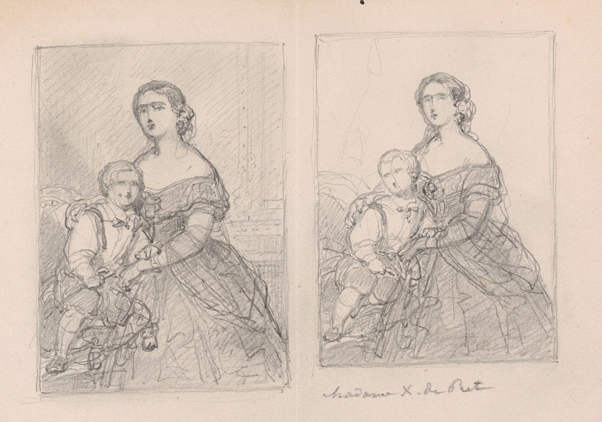 Madame X de Pret and a Portrait Study