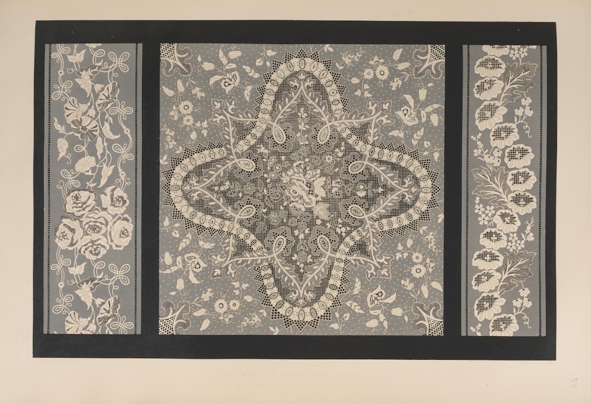 Specimens of Swiss embroidery 1851   1853