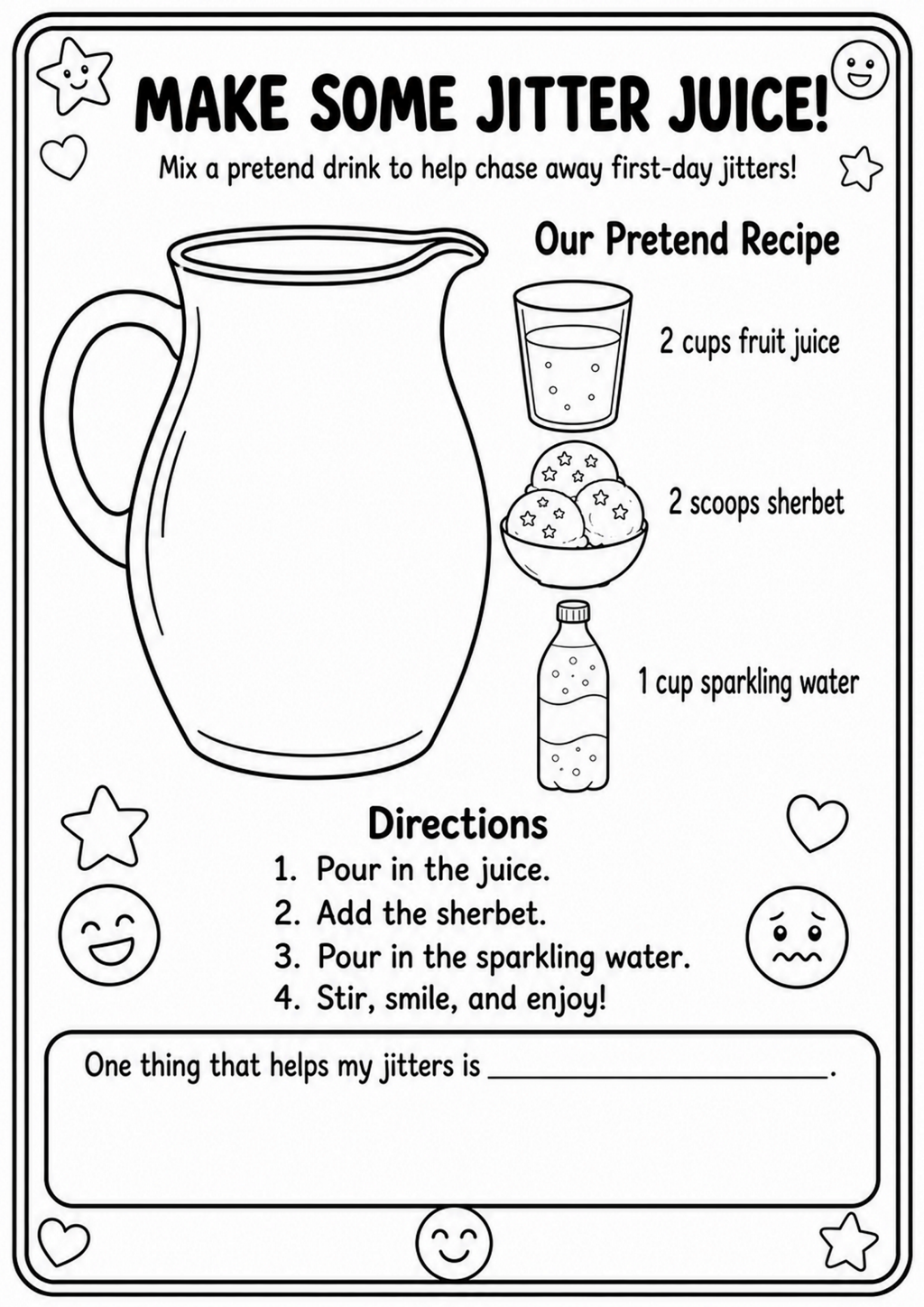 Make Some Jitter Juice Activity
