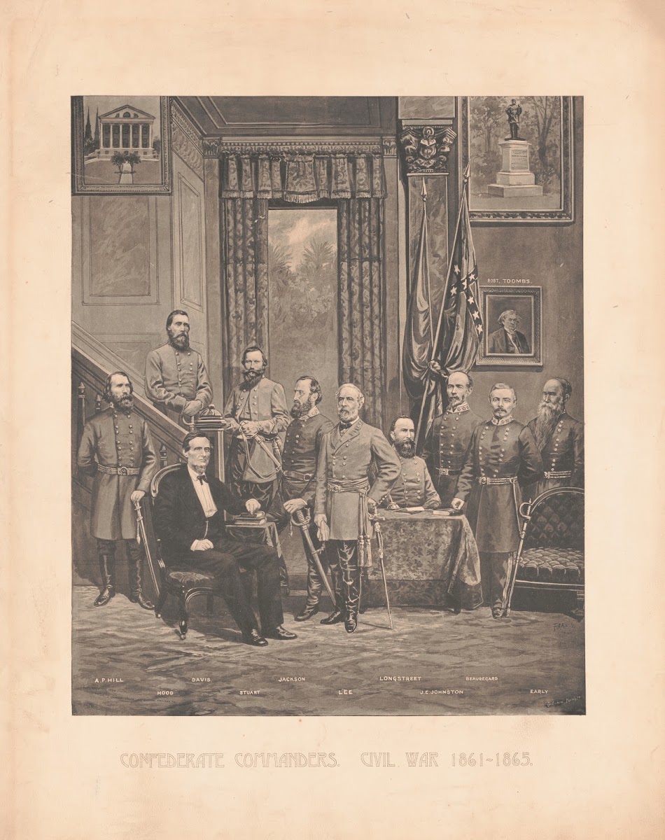 Confederate Commanders Civil War 1861 1865 1890