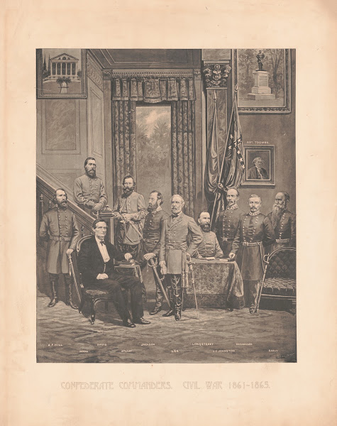 Confederate Commanders Civil War 1861 1865 1890