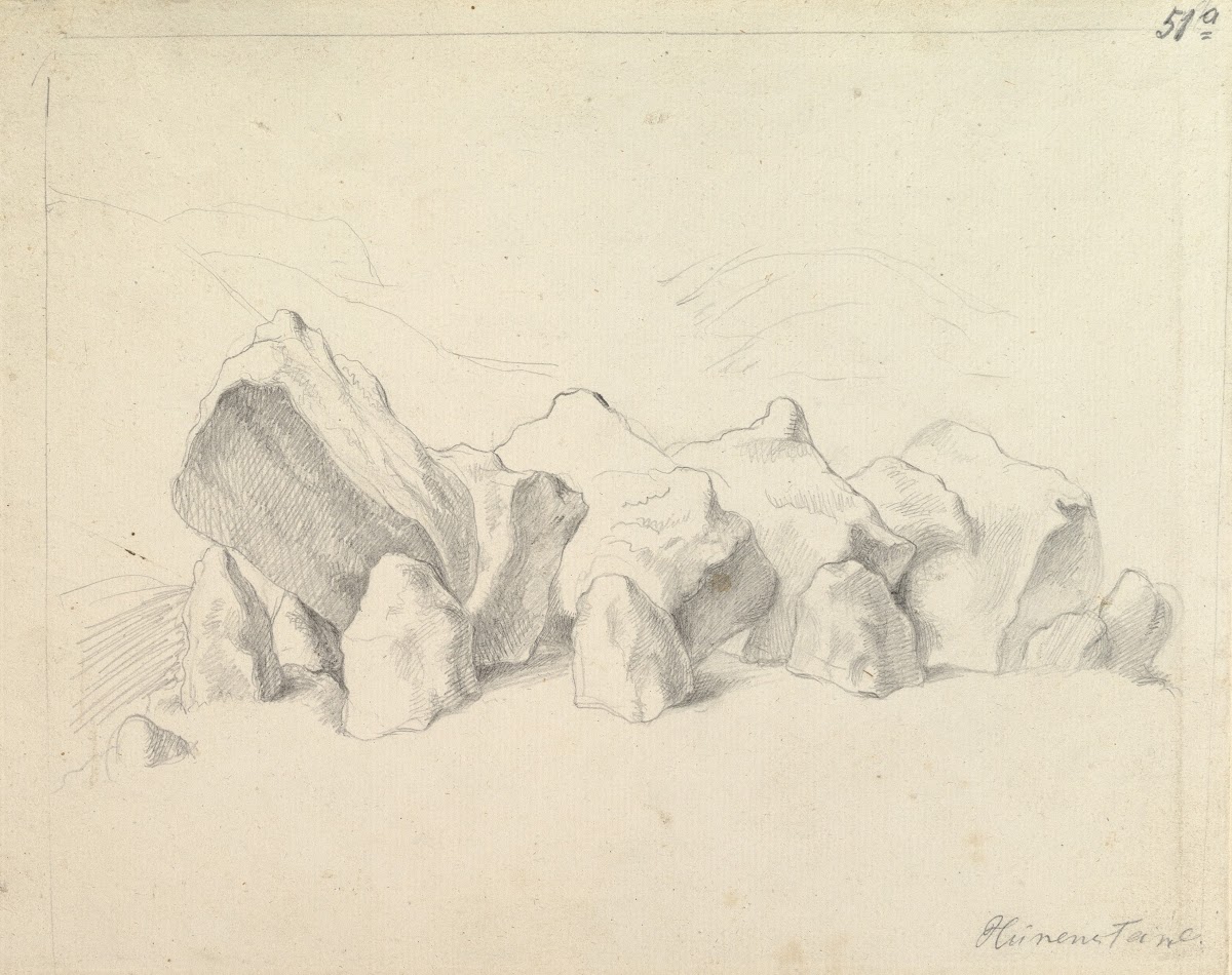 A Prehistoric Stone Circle on a Mound an Extensive Landscape Beyond mid 18thearl