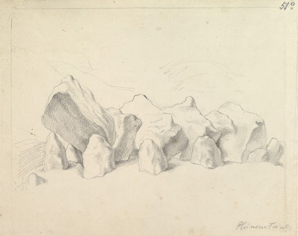 A Prehistoric Stone Circle on a Mound an Extensive Landscape Beyond mid 18thearl