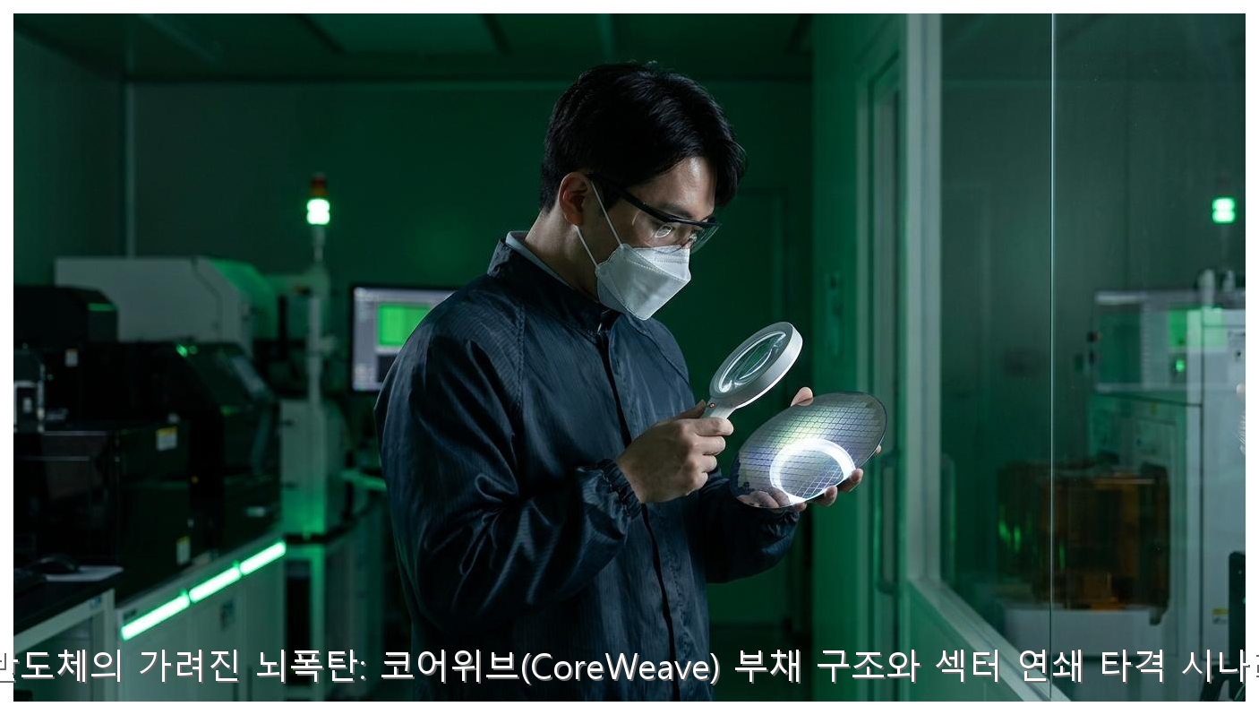 코어위브 부채 리스크와 AI 반도체 폭락 시나리오 핵심 안내 및 분석 인포그래픽 (6)