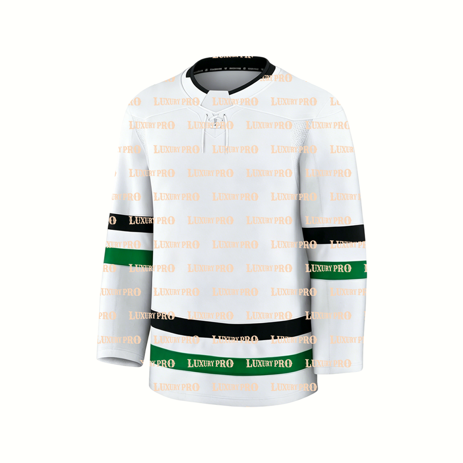 AOP TPT Crew Neck Knotted Ice Hockey Cardigan