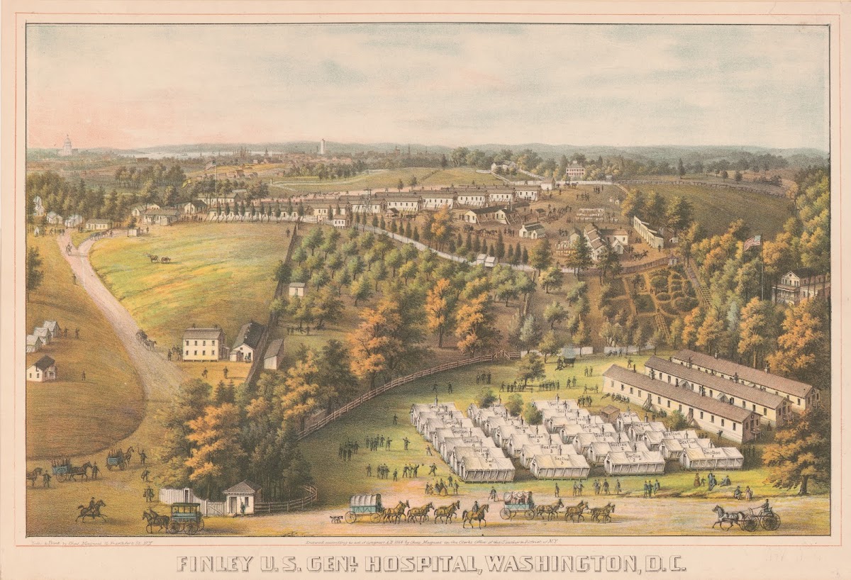 Finley US General Hospital Washington DC 1864