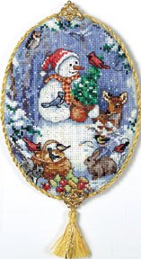 DIM08656 Snow Friend Ornament